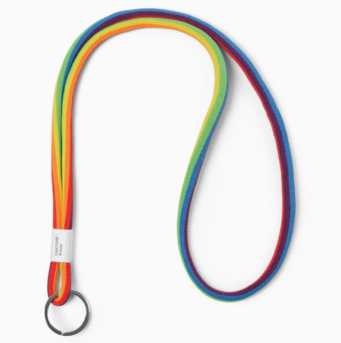 Pantone Pride Lanyard Keychain