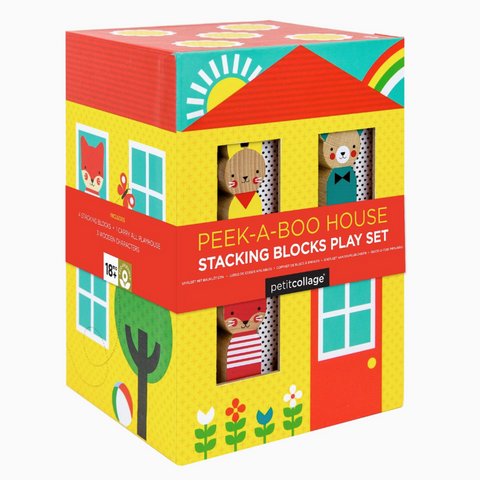 Peek-A-Boo House Stacking Blocks Play Set