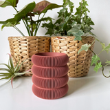 Bioplastic Pen Holder in Terracotta