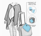 Cherry Blossoms Reversible Rain Cape
