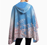 Cherry Blossoms Reversible Rain Cape