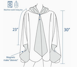 Waterlilies Reversible Rain Cape