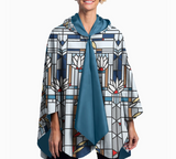 Waterlilies Reversible Rain Cape