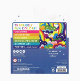 Rainbow Sparkle: Glitter Markers (Set of 15)