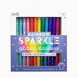 Rainbow Sparkle: Glitter Markers (Set of 15)