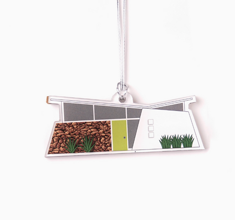 Acrylic Midcentury House Ornament - Ranch Club Estates