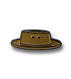 "Wright's Iconic Hat" Enamel Pin