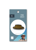 "Wright's Iconic Hat" Enamel Pin
