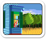 "Cape Cod Morning" Sticker