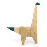 Wooden Magnetic Puzzle Toy: Brachiosaurus