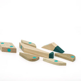 Wooden Magnetic Puzzle Toy: Brachiosaurus