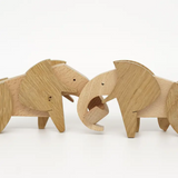 Wooden Magnetic Puzzle Toy: Elephant