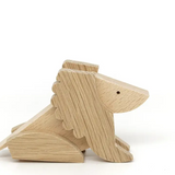 Wooden Magnetic Puzzle Toy: Lion