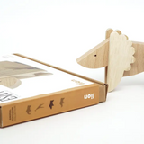 Wooden Magnetic Puzzle Toy: Lion