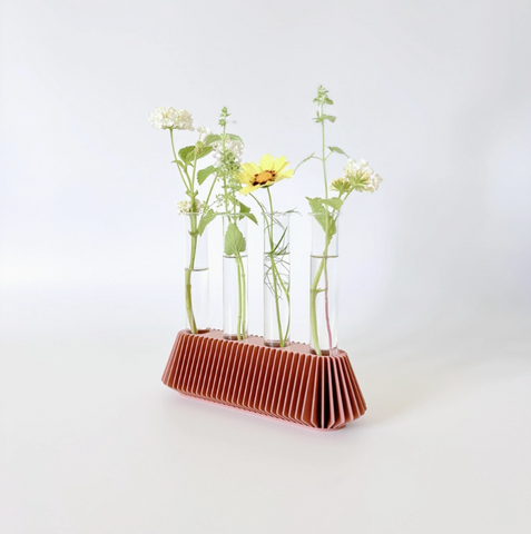 Hanok Multi Propagation Vase in Terracotta