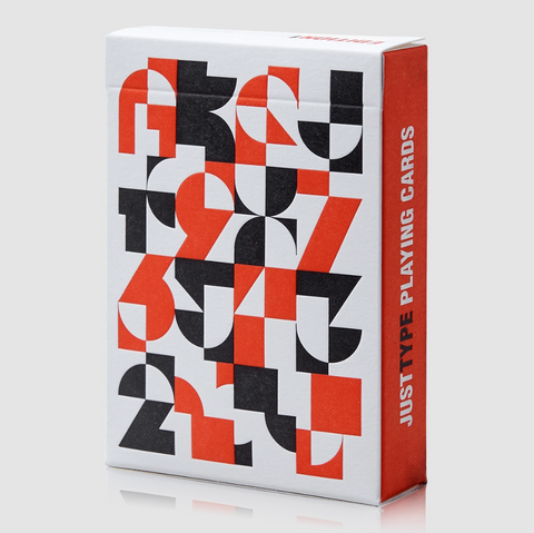 "Just Type" Playing Cards