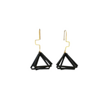 Triple Triangle Earrings