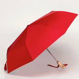 Duckhead Compact Umbrella in Holiday Red