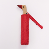 Duckhead Compact Umbrella in Holiday Red