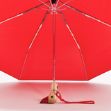 Duckhead Compact Umbrella in Holiday Red