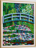 LEGO® Art: Bridge over a Pond of Water Lilies