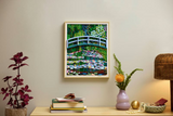 LEGO® Art: Bridge over a Pond of Water Lilies