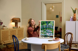LEGO® Art: Bridge over a Pond of Water Lilies