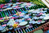 LEGO® Art: Bridge over a Pond of Water Lilies