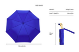 Duckhead Compact Umbrella in Cobalt