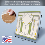 "Francis Little" 8" Square Trivet
