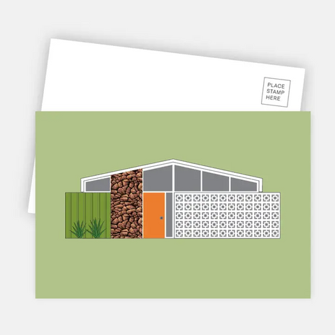Twin Palms House Postcard