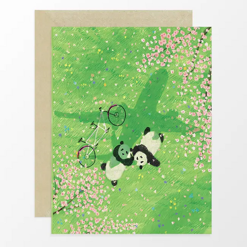 Pandas at Gravelly Point Greeting Card