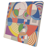 "Hoffman House Rug" Square Trivet (8")