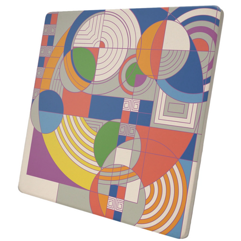 "Hoffman House Rug" Square Trivet (8")