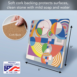 "Hoffman House Rug" Square Trivet (8")