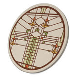 "Harley Bradley House" Round Trivet (8")