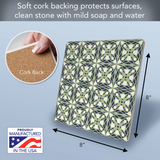 "Luxfer" Square Trivet (8")