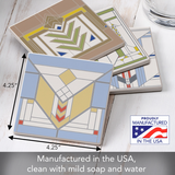 "Chevron Designs" Coasters (Set of 4)