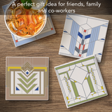 "Chevron Designs" Coasters (Set of 4)