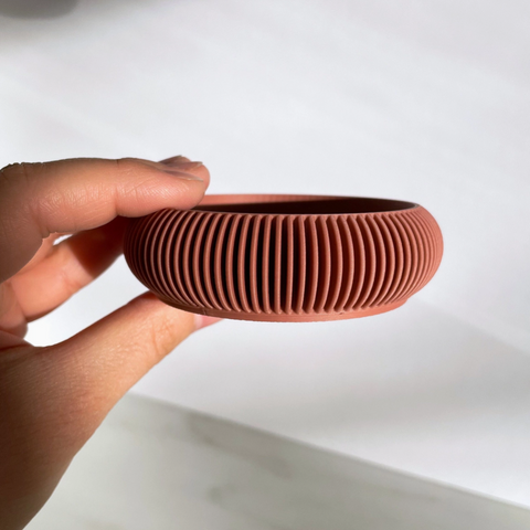 Stackable Catchall Tray Small in Terracotta