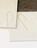 Delphine Drop Earrings in Gold