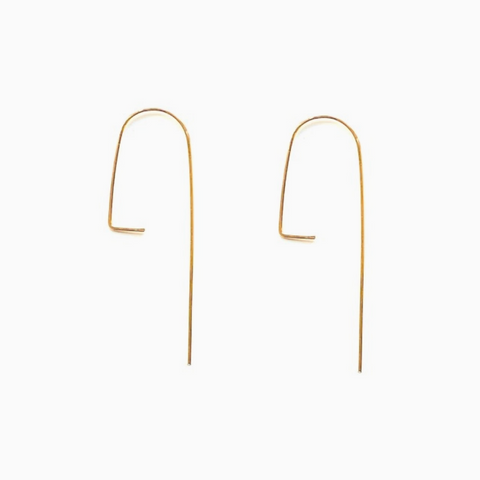 Delphine Drop Earrings in Gold
