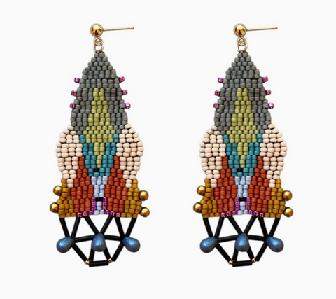 Just Baroque Beaded Earrings