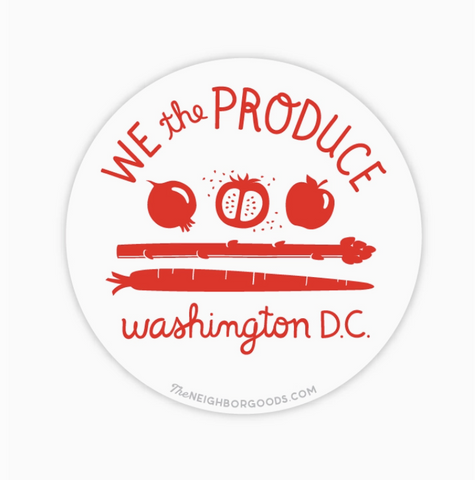DC Produce Flag Sticker