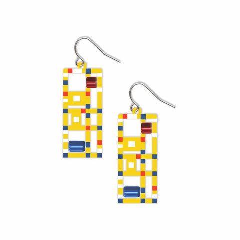 Mondrian Broadway Boogie Woogie Earrings