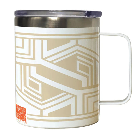 Little Dipper Block FLW Insulated Stainless Steel Tazza Mug with Lid