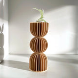 Hazelnut Bauhaus Flower Vase