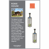FLW Robie House Earrings