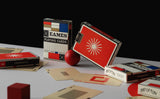 Eames "Starburst" Playing Cards in Red