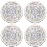 FLW Blossom Coasters, Set of 4